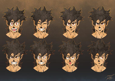 Masashi Ryoto (Expression Sheet)