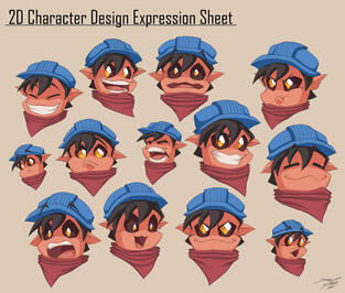 Marco (Expression Sheet)